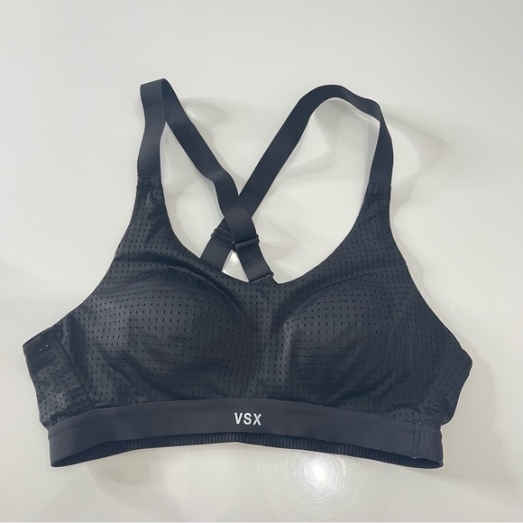 Bundle of 3 Victoria’s Secret and Pink Black Sports Bras Sizes 32A and S - Picture 6 of 11